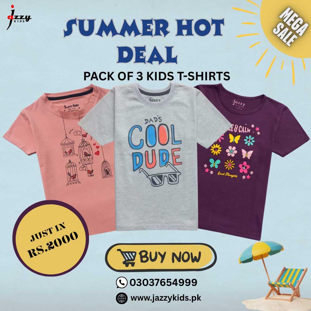 Big News! Up to 70% OFF on Kids' T-Shirts – Limited Time Only!