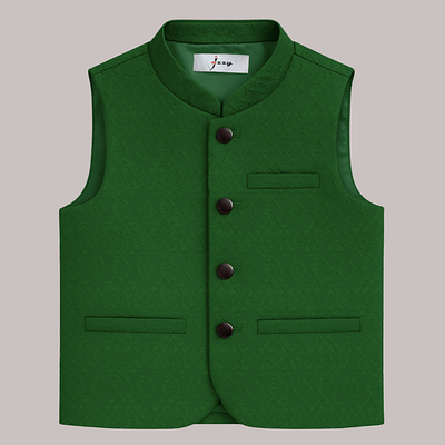 green waistcoat