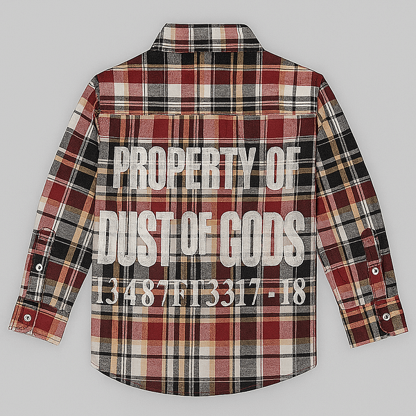 full sleeves check printed shirts for kids