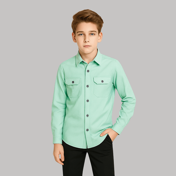 D/P C-Green Full Sleeves Shirt